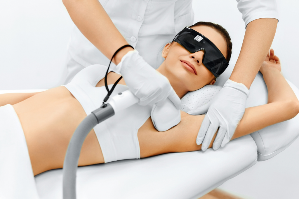 Steps of Diode Laser Hair Removal Treatment