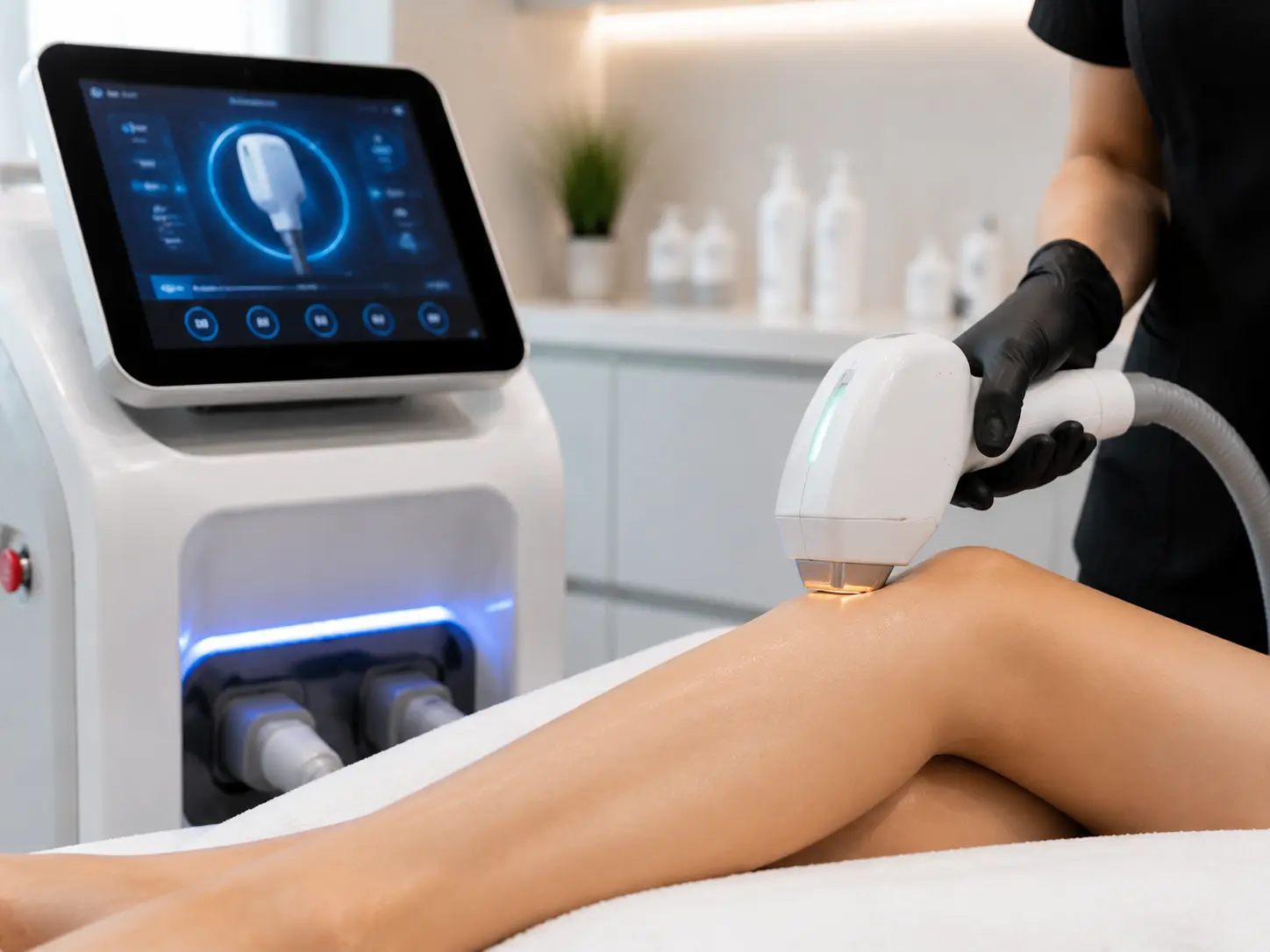 Advanced laser hair removal treatment using modern technology